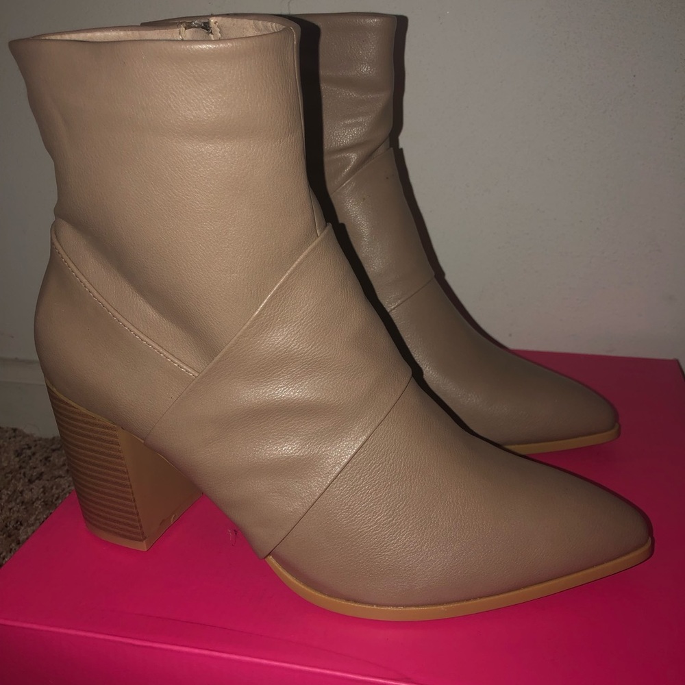 Beige Bootie - Picture 2 of 6